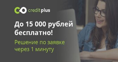 CreditPlus: плюс один кредит. Источник ЦИК (ценаикачество.рф)